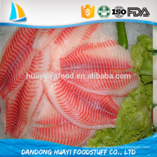 Filete de pescado de Tilapia congelado de alta calidad de pescado congelado